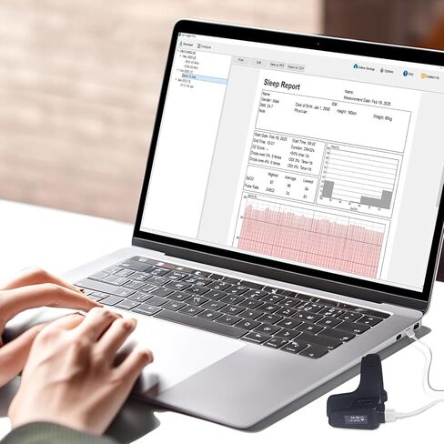 كابل بيانات Wellue لجهاز Checkme O2 Ultra Oxygen Monitor، كابل شحن لجهاز Checkme O2 Max O2 Meter، يستخدم لتوصيل برامج الكمبيوتر in Kuwait