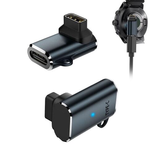 2 Pack USB Type-C Charger Adapter Compatible with Coros Pace 3/Pace 2/Apex/Apex 2/Apex 2 Pro/Vertix/Vertix 2 Smartwatch, Charging Cable Accessory, USB C Charging Cable Converter for Coros Smart watch in Kuwait