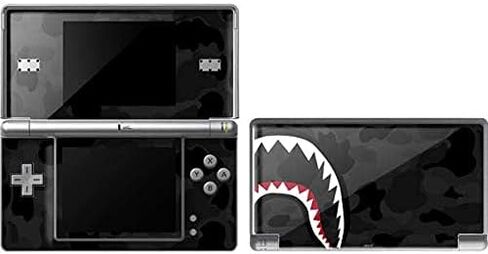 Skinit Decal Gaming Skin Compatible with DS Lite - Officially Licensed Originally Designed Shark Teeth Grey Street Camo Design in Kuwait