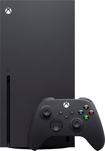 وحدة تحكم ألعاب الفيديو Microsoft Xbox Series X 1 تيرابايت SSD + 1 وحدة تحكم ألعاب لاسلكية، أسود - ذاكرة الوصول العشوائي GDDR6 بسعة 16 جيجابايت، وحدة المعالجة المركزية 8X Cores Zen 2، 802.11AC WiFi، 8K HDR، 4K UHD Blu-Ray - كابل TWE HDMI (متجدد) in Kuwait