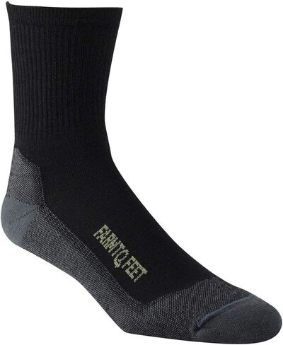 FARM TO FEET Denver 3/4 Crew, Color: Black, Size: M (7061-001-M) in Saudi Arabia