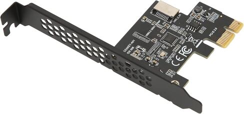 Yinhing PCIe إلى Type E PCIe إلى USB C USB C X1 3.2 بطاقة توسيع 5 جيجابت في الثانية عالية السرعة من النوع E 20PIN لسطح المكتب تدعم الاتصال الأمامي PCI Gen (X1 USB3.2) in Kuwait