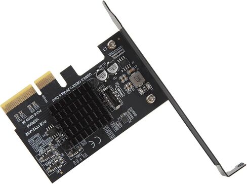 PCIe to USB 3.2 Gen 2 Expansion Card, 20Gbps TypeC Port with ASM3242 Chip, Plug and Play for Desktop in Kuwait
