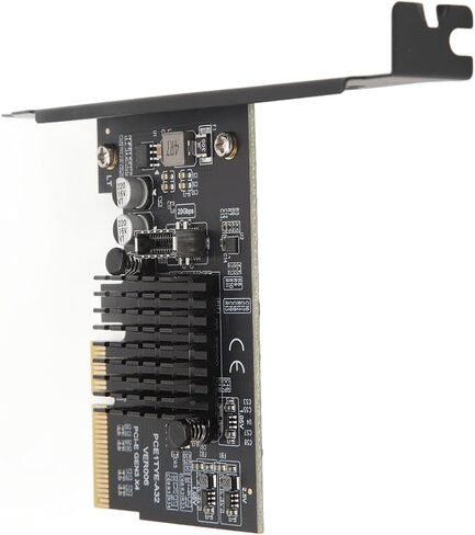 PCIe to USB 3.2 Gen 2 Expansion Card, 20Gbps TypeC Port with ASM3242 Chip, Plug and Play for Desktop in Kuwait