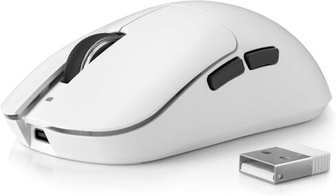 ماوس MageGee لاسلكي ثلاثي الأوضاع، تصميم مريح مع DPI قابل للتعديل، مستقبل USB وتوافق بلوتوث، مريح للمكتب والألعاب in Kuwait