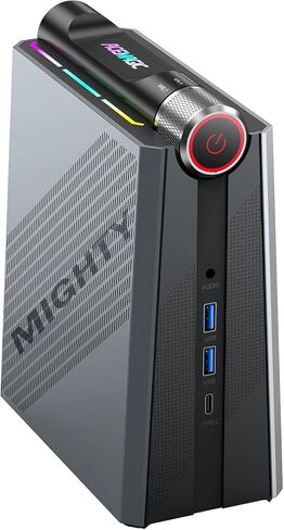 كمبيوتر ألعاب صغير من ACEMAGIC الجيل الثاني عشر i9-12900H (يصل إلى 5.0 جيجا هرتز، 14C/20T) 32 جيجا بايت RGB DDR4 512 جيجا بايت M.2 NVMe PCIe 4.0 SSD، كمبيوتر صغير [3 أوضاع قابلة للتعديل/أضواء RGB] كمبيوتر صغير WiFi6، BT5.2 in Kuwait