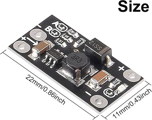 10Pcs Mini Boost Module 3.7V to 5V/8V/9V/12V Step Up Board 1.5A with LED Indicator DIY Voltage Multi-Function DC-DC Boost Converter Module 3.7V to 12V in Kuwait