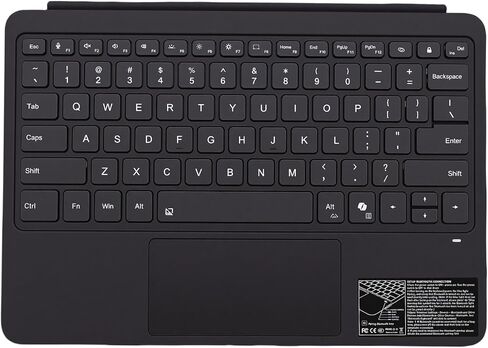 FOSA Keyboard Fit for Surface Pro 12 Inch 2025, Slim Wireless Bluetooth Keyboard with Trackpad 7 Color Backlit, 3 Brightness Levels in Kuwait
