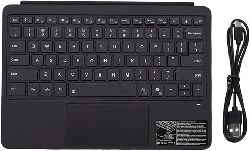 FOSA Keyboard Fit for Surface Pro 12 Inch 2025, Slim Wireless Bluetooth Keyboard with Trackpad 7 Color Backlit, 3 Brightness Levels in Kuwait