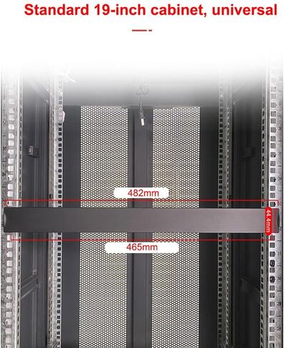 5pcs Server Rack Blanking Panel Set, 1U, 19-inch Width, for Server Network Rack Enclosure Or Cabinet in Kuwait
