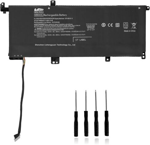 MB04XL Battery Replacement for HP Envy x360 M6/15 Series ProBook 400 G6/G7 ZBook 15u G5 Series, 3571mAh 4-Cell Rechargeable Li-ion Battery, Compatible W/HSTNN-UB6X in Kuwait