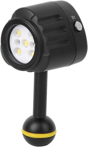 Diving LED Fill Light 40m Waterproof Underwater Video Photography Accessory - High Brightness Illumination, Durable Aluminum Alloy Body, Ideal for Scuba and Snorkeling in Kuwait