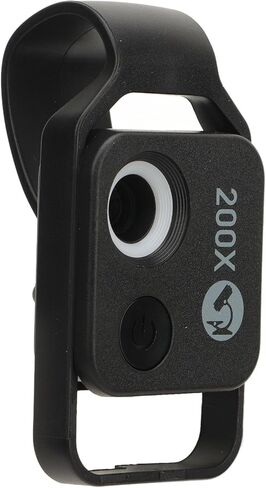 Microscope with CPL Lens, 200X HD Phone Mini Pocket Microscope, Portable Digital Microscope Camera with CPL Lens for Teaching Experiment, Microscope in Kuwait