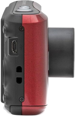 Kodak PIXPRO FZ45 16MP Digital Camera 4X Optical Zoom 27mm Wide Angle 1080P Full HD Video 2.7" LCD Camera (Red) + Padded Case + 64GB Card + Cleaning Cloth in Kuwait