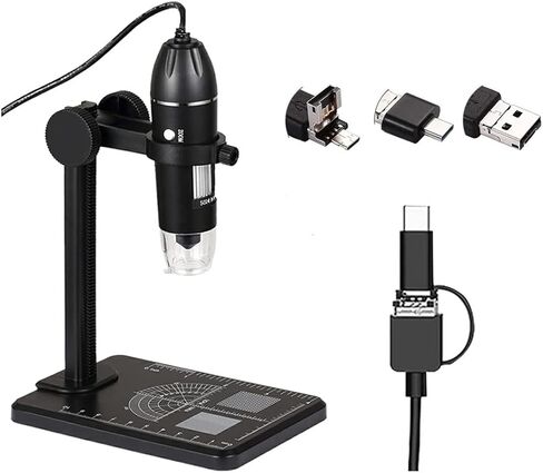 مجهر إلكتروني 1200X 1080P USB مجهر إلكتروني عالي الوضوح 7 بوصة شاشة LCD كبيرة، DM9S in Kuwait