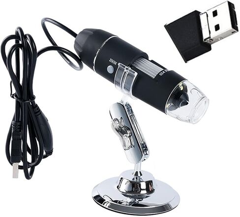 مجهر إلكتروني 1200X 1080P USB مجهر إلكتروني عالي الوضوح 7 بوصة شاشة LCD كبيرة، DM9S in Kuwait