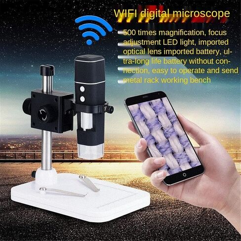 Handheld 1000X Microscope 1080P for Microscope Mobile Phone Computer Repair with Bracket Microscope in Kuwait
