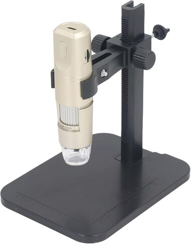 Pomya WiFi Digital Microscope 1600X 1080P, USB Wireless Microscope Camera with Adjustable Stand, 8 LED Lights, Rechargeable, for Android OS X in Kuwait