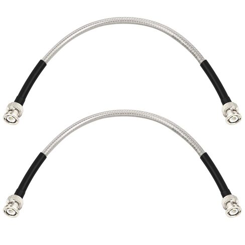 MOOKEERF RG8X BNC Male to BNC Male Cable 50FT, Ultra Low Loss BNC Cable 50 Ohm for for RF Radio, Network Analyzer, Modem, Oscilloscope, Signal Generator, Attenuator in Saudi Arabia