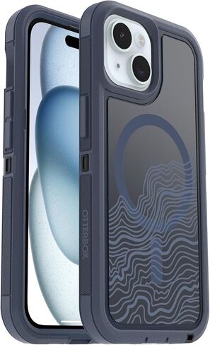 حافظة OtterBox iPhone 17e و16e و15 و14 و13 Defender Pro Series XT - أزرق Offgrid - حافظة iPhone رفيعة وواقية، طبقة مزدوجة، حافظة iPhone ممتصة للصدمات in Kuwait