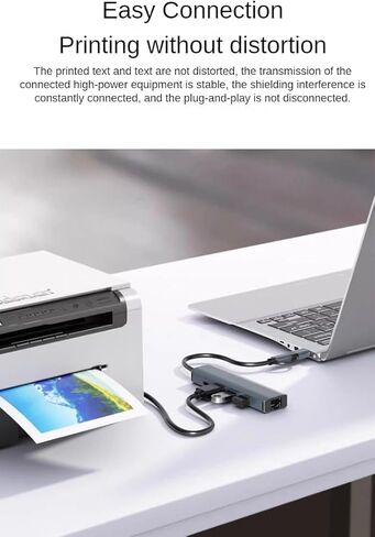 6-in-2 USB 3.2 Hub Docking Station, 3 USB 3.2 Ports, Gigabit Ethernet, USB-C Power Delivery, USB-C 3.2,1000Mbps LAN RJ45, Aluminum Alloy,Add interfaces to Computers, Tablets and Mobile Phones in Kuwait