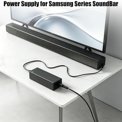 شاحن محول 24 فولت متوافق مع Samsung SoundBar HW-HM45 HW-HM45C HW-H450 HW-M550 HW-H750 HW-K550 HW-H7500 HW-M550 HW-J355 HW-J370 HW-J8500 Soundbar Audio Subwoofer Sound bar سلك إمداد الطاقة in Kuwait