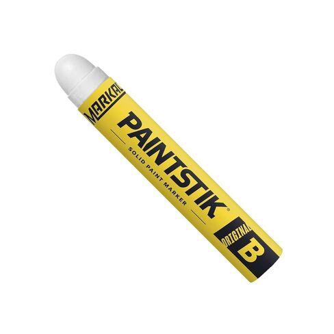 Markal 12-Pack White Paint Markers - Permanent, Waterproof & UV Resistant for Metal, Wood, Tires - Home & Industrial Use, Fade-Resistant, Made in USA - Works on Oily, Icy, Wet, Dry & Cold Surfaces in Kuwait