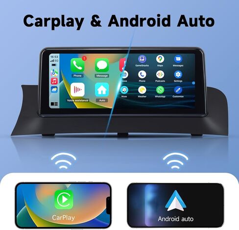 مشغل راديو ستيريو للسيارة بشاشة Linux يعمل بنظام أندرويد Carplay لاسلكي للسيارة BMW X3 F25 X4 F26 من 2014 إلى 2017 NBT نظام لينكس ملاحة GPS بلوتوث in Kuwait