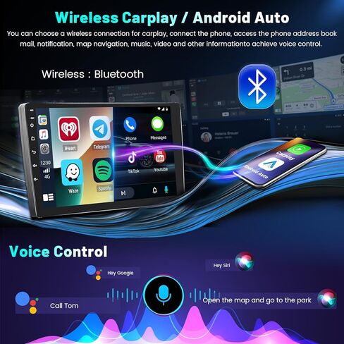 راديو 4+64G لسيارة Nissan Sentra 2013-2017، شاشة لمس IPS مقاس 10 بوصات ستيريو Android 15 لاسلكي Apple Carplay Android Auto 32EQ 5G WiFi 1080P بلوتوث + كاميرا احتياطية AHD مجانية in Kuwait