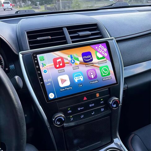 Android 13.0 Double Din Car Stereo Radio Player for Toyot-a Camry 2015-2017 10 Inch HD Touch Screen Car Audio Receiver with GPS Navigation Bluetooth Head Unit Supports Backup Camera(2G+32G) in Kuwait