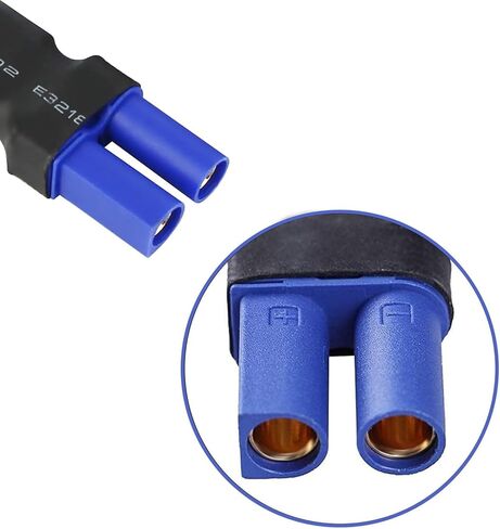 1 Pairs XT60 to EC5 Male Female cable Adapter, 2 Pairs XT60 to EC5 Female Male Plug For RC LiPo Battery Connectors in Kuwait