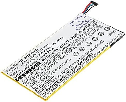 Cameron Sino Battery for K010, Pad Transformer Pad TF103CG, Transformer Pad TF103CX, Transformer Pad TF103CX-1A010A, Transformer Pad TF103CX-1B013A PN: 0B200-00980000M, C11P1328, C11Pq2H 5000mAh in Kuwait