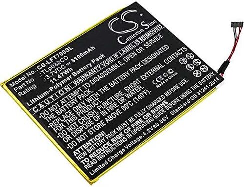بطارية كاميرون سينو لـ 9005X، One Touch Pixi 3 8.0، One Touch Pixi 3 8.0 4G، One Touch Pixi 8 8.0 3G، OT-9005X، OT-9023، OT-9023A، OT-9023X، Pixi 8 I220 PN: TLp032CC، TLp032CD 3100 مللي أمبير / 11.47 واط ساعي in Kuwait