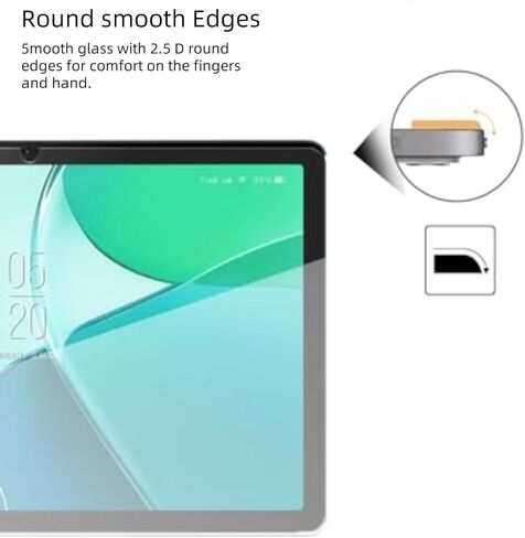 واقي شاشة redbeat لجهاز M2 Tablet/Boost Celero 5G Tab مقاس 10.95 بوصة، عبوتان، صلابة 9H شفافة عالية الدقة، مضاد للخدش وبصمات الأصابع، خالي من الفقاعات - للاستخدام اليومي والألعاب in Kuwait