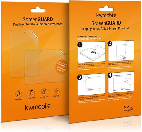 kwmobile Screen Protector Compatible with Apple iPad Pro 12,9" (2015/2017) - Anti-Scratch, Anti-Fingerprint, Matte Display Film for Tablet in Kuwait