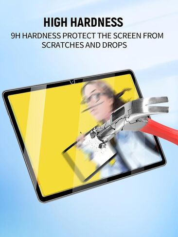 Screen Protector for Wacom MovinkPad 11 Android Mobile Drawing Tablet 11 Inch, Anti-Scratch 9H Tempered Glass Film Easy to Install, No Bubble, 2-Pack in Kuwait