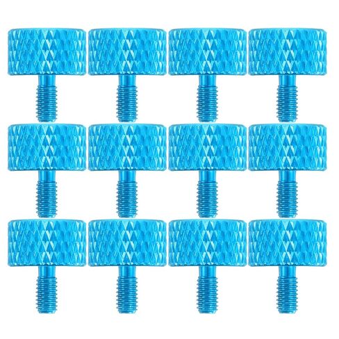 30pcs M3x8 Hand-Twisted Computer Case Thumb Screws Carbon Steel Knurled Threaded Screws for PC Chassis Power Supply Pci Slots Hard Drive Assembly in Kuwait