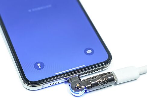USB to C Adapter Aluminum Conversion 90 Degree Rotating Type Small Conversion for Phones Aluminum in Kuwait