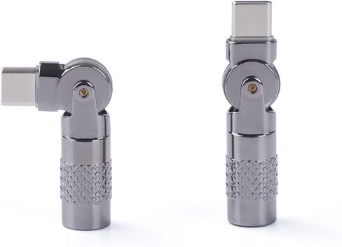 USB to C Adapter Aluminum Conversion 90 Degree Rotating Type Small Conversion for Phones Aluminum in Kuwait