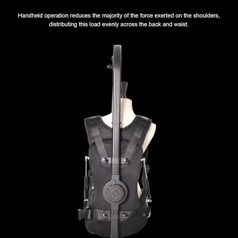 Camera Support Vest, 3-18kg Load Capacity Aluminum Alloy Body Mount System with Adjustable Elastic Nylon Straps, for 3 Axis Handheld Stabilizer Filmmaking in Kuwait