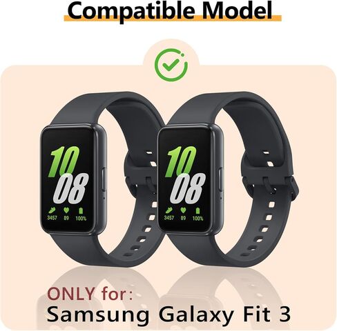 عبوة من 4 قطع لهاتف Samsung Galaxy Fit 3، حافظة حماية للشاشة، ممتص للصدمات ناعم من مادة TPU بتغطية كاملة وملحقات حماية in Kuwait