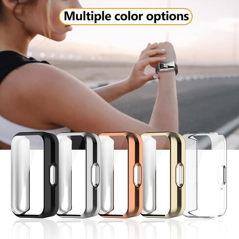 عبوة من 4 قطع لهاتف Samsung Galaxy Fit 3، حافظة حماية للشاشة، ممتص للصدمات ناعم من مادة TPU بتغطية كاملة وملحقات حماية in Kuwait