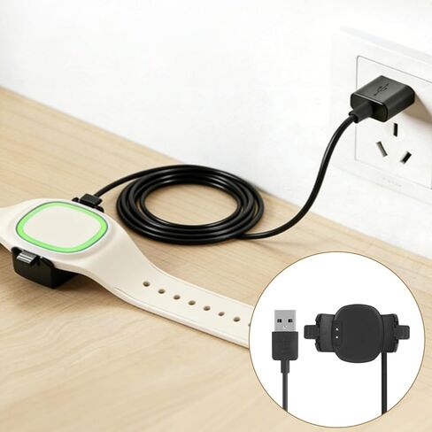 Replacement Charger for Magic Band Plus/+, 3.3ft/1m USB Fast Charging Cable Dock Compatible with Magic Band Plus/+ Only in Kuwait