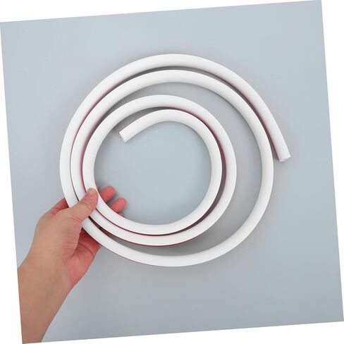 HOMSFOU 1لفة غطاء سلك ذاتي اللصق، واقي كابل PVC للأرضية والجدار لإدارة الكابلات يمنع التشابك ويحافظ على المساحات مرتبة in Kuwait