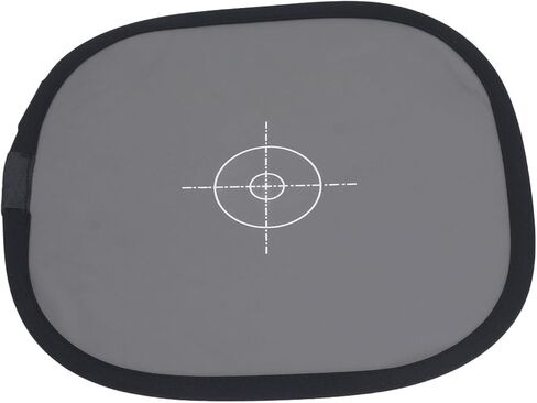 Double Sided Focus Board, 18 Gray White Balance Card for Photography, PU Leather Foldable with Carry Pouch, 30x30cm in Kuwait
