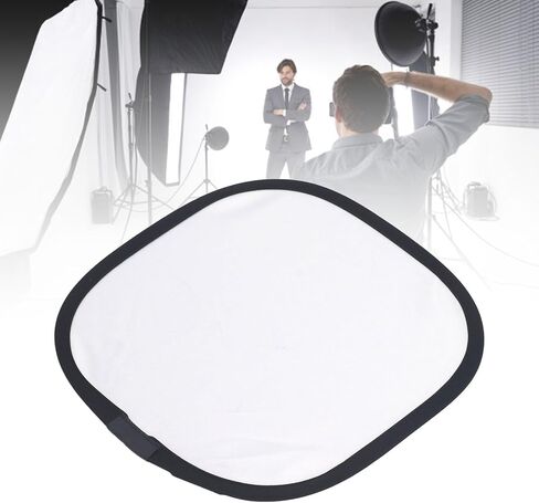Double Sided Focus Board, 18 Gray White Balance Card for Photography, PU Leather Foldable with Carry Pouch, 30x30cm in Kuwait