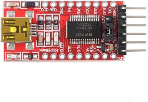 3 قطعة FT232RL USB إلى UART وحدة مبرمج تسلسلي 3.3 فولت/5 فولت واجهة صغيرة ذات جهد مزدوج لاردوينو in Kuwait