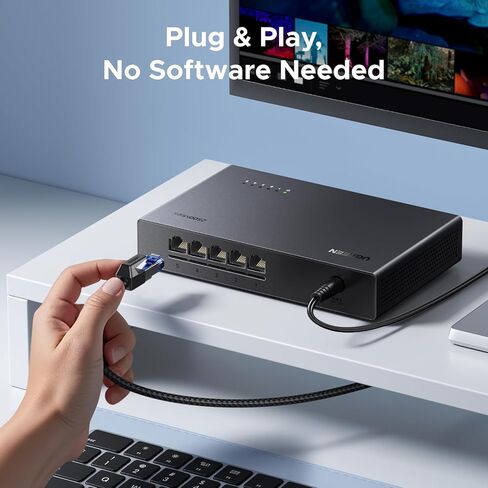 UGREEN USB C to Ethernet Adapter 2.5Gb Bundle with 2.5Gb Switch in Kuwait