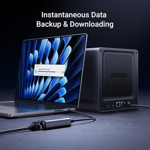 UGREEN USB C to Ethernet Adapter 2.5Gb Bundle with 2.5Gb Switch in Kuwait