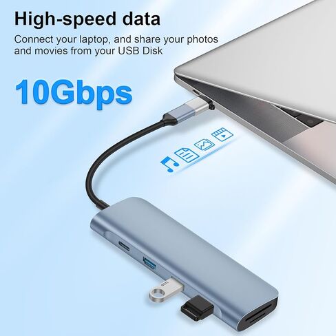 Cebkit USB C Male to USB 3.0 Female Adapter 5Pack OTG Adapter in Kuwait